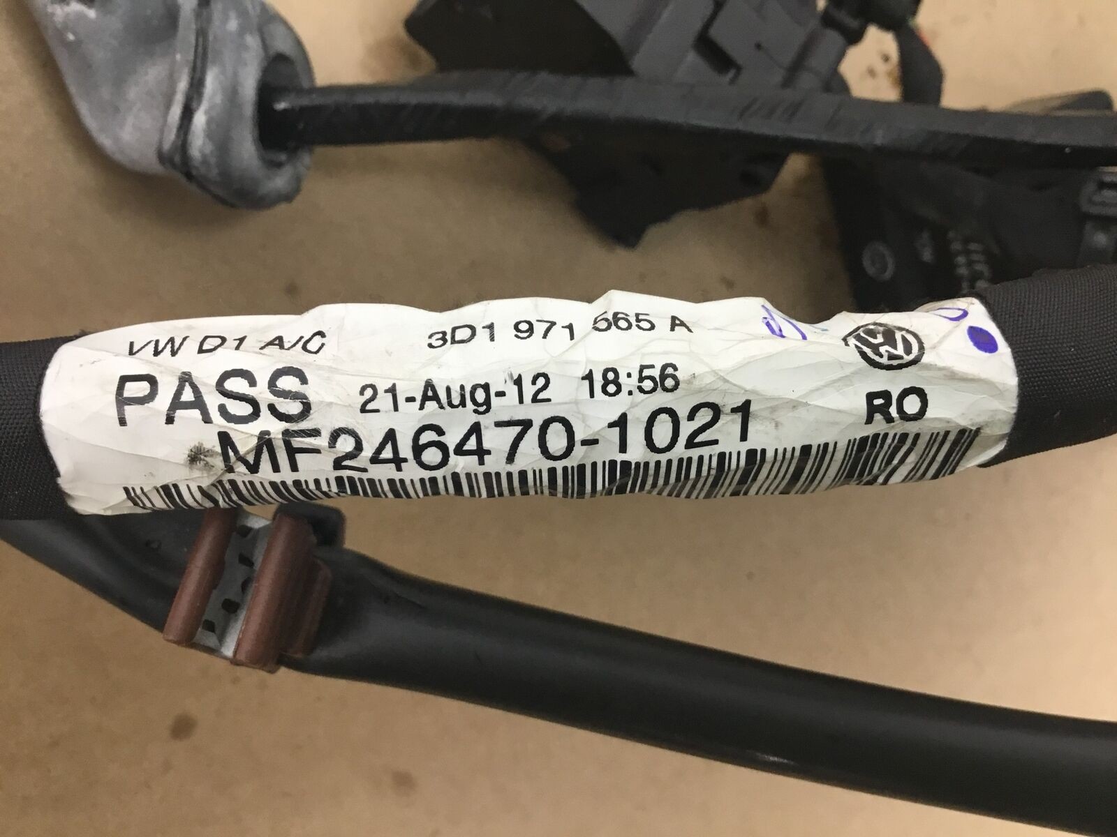 Bentley Continental GT V8 2013 A/C Heater Flap Actuator Wiring Harness 12-18 |:O