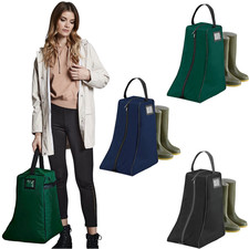 Quadra Heavy Duty Large Welly Boot Bag Wellington Equestrian Hiking Muddy Boots