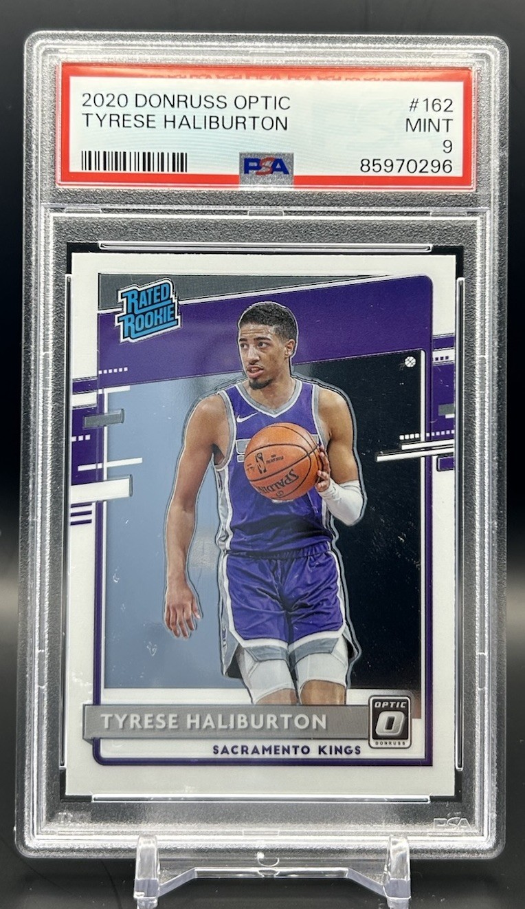 Tyrese Haliburton | 2020-21 Donruss Optic - Rated Rookie #162 (RC) | PSA 9 MINT