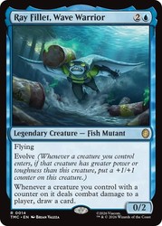 Ray Fillet, Wave Warrior - Commander: Teenage Mutant Ninja Turtles #14/247 Rare