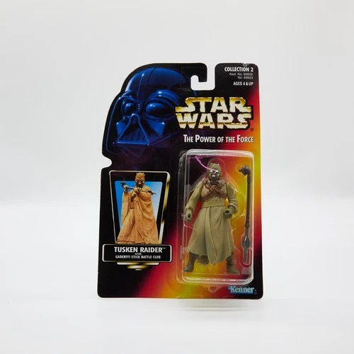 Star Wars POTF2 Red Card Tusken Raider Kenner