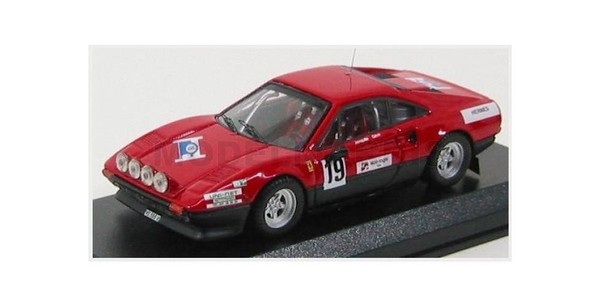BEST-MODEL 9291 Ferrari 308 Gtb N 19 Rally Auto 1982 Jaquillard - Red - 1-image