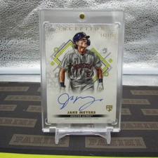 2022 Topps Inception Baseball Jake Meyers Autograph Card #BRES-JM, #142/299