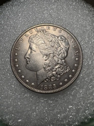 1885 Morgan Silver Dollar $1 Coin 0.9 Fineness Uncertified US Collectible