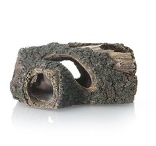 Virano Resin Aquarium Cave Log   Natural Fish Tank  Regular, Brown
