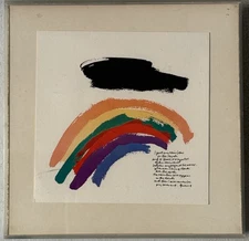 SISTER MARY CORITA KENT VINTAGE MODERN ABSTRACT POP ART  LITHOGRAPH 1960s