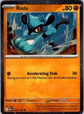 RIOLU (COSMOS HOLO) 076/132 COMMON MISCELLANEOUS CARDS & PRODUCTS POKEMON NM