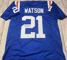 FLORIDA GATORS DESMOND WATSON SIGNED BLUE CUSTOM JERSEY BECKETT COA!!!