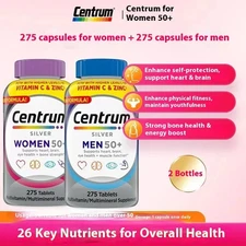 Centrum Silver Women Men 50+ Multivitamins Multimineral 275 Tablets