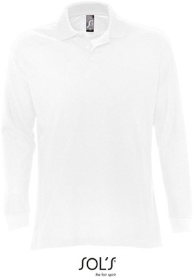 Herren Longsleeve Poloshirt Star | SOLs | 11328