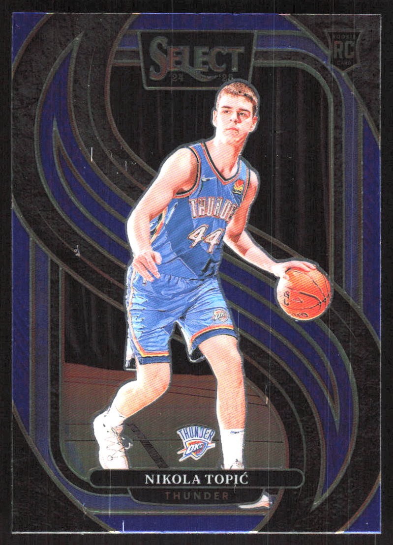 3842K 2024-25 Panini Select #171 Nikola Topic Blue (Retail)