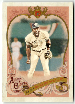 Topps Allen & Ginter MLB 2025 SV-36 Joe Carter Blue Jays win first World Series