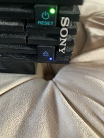 Sony PlayStation 2 PS2 FAT Console only Black SCPH-50001 WORKING (NO CORDS)