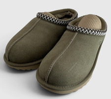 Ugg Tasman II Big Kid's Size 5 Olive Green Slippers