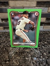 2026 Bowman Carson Whisenhunt Neon Green /399 Giants Rookie 