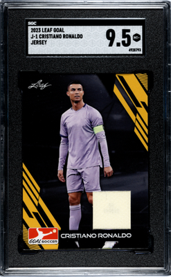シナリー　V7など　クー様 2023 Leaf Goal #J-1 Cristiano Ronaldo Jersey MINT+ SGC 9.5 | eBay