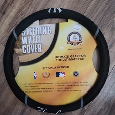 The Yankees HIGH QUALITY POPULAR DESIGN STITCHED LOGOS STEERING WHEEL...