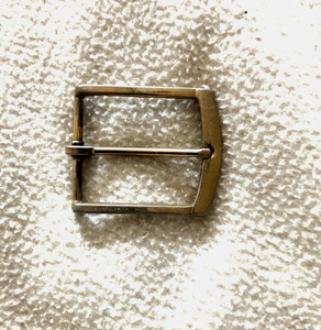 50mm Brass Men's Rectangle Belt Buckle Single Prong 