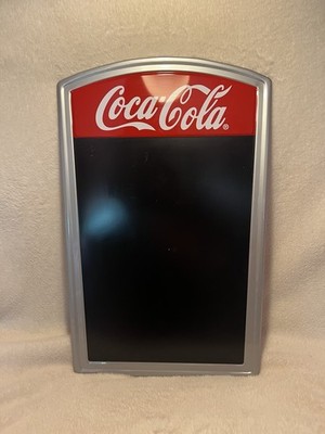 Coca-Cola trocken abwischbare Tafel. Vintage Werbeschild Cola gut erhalten