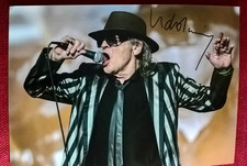 Original-Autogramm Udo Lindenberg, Farbfoto, groß 29,5 x 21 cm