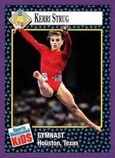 Kerri Strug U.S. Gymnast 1992 Sports Illustrated For Kids Insert Card #7