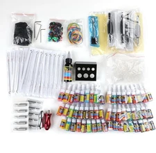 Solong Tattoo TK457 Tattoo Complete Kit (173 Pieces) Sealed Brand New See Pics
