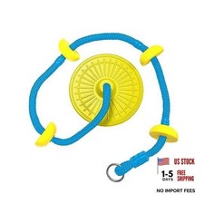 Climbing Rope with Platforms Tree Swing for Kids Disc Swing Seat Set Outdoor