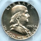 1963 Franklin Half Dollar, PCGS PR67