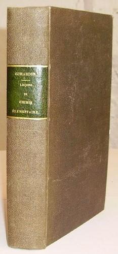 GIRARDIN Leçons de chimie élémentaire Rouen Russie chimie industrielle 1839 - Bild 1 von 7