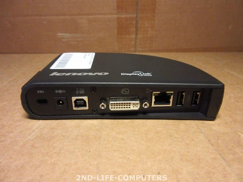 Lenovo VDK8736 03X6052 USB 2.0 Port Replicator With Digital Video EXCL PSU