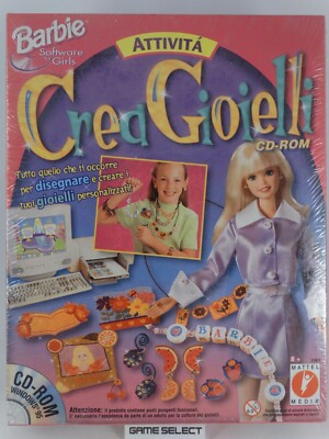 Barbie Create Schmuck PC Computer Cdrom Große Kiste - Original Neu Versiegelt