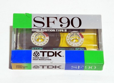 TDK SF 90 JAPAN 1988 TYPE II BLANK TAPE CASSETTE  