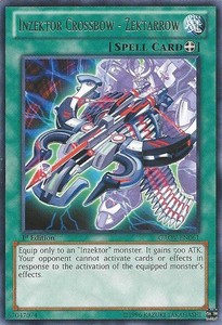 Inzektor Crossbow - Zektarrow - GAOV-EN061 - Rare - Unlimited Edition x3 - Near