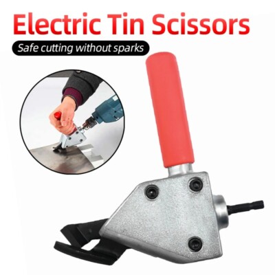 Handheld Tin Snips Metal Sheet Cutter Electric Drill-Converted Electric Shears