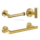 Bathroom Towel Holder Robe Hook Paper Roll Holder 3 Combo Set Black Gold Chrome
