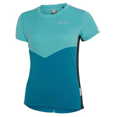 T-shirt Femme Madison Stellar Manches Courtes – Bleu Taille 14 – Sportswear