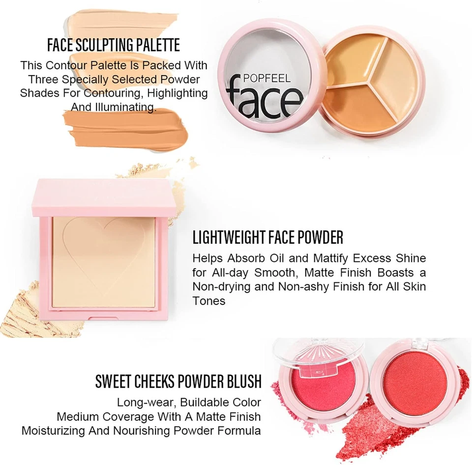 Trousse di Trucchi Set, Set Trucco Professionale Completo, Viaggio Cosmetics Tav - Immagine 4 di 4