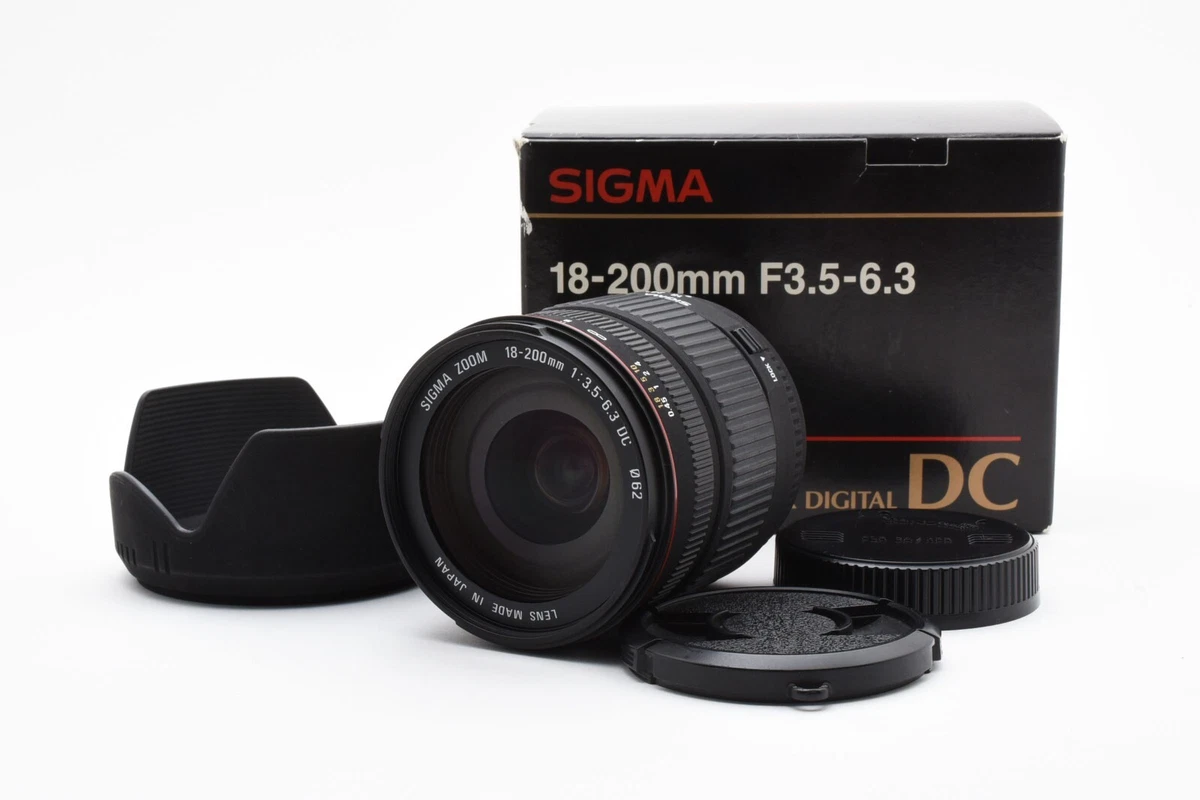 Sigma DC 18-200mm Focal Camera Lenses for sale | eBay