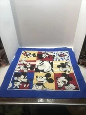 Vintage Walt Disney Mickey Mouse J.A. Woronowicz Handkerchief Scarf Bandana USA