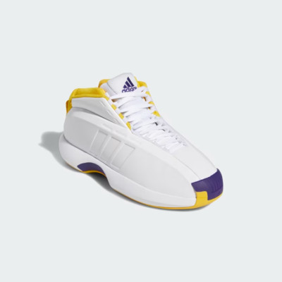 HOOPYでございます Adidas Crazy 1 Basketball Shoes White / Yellow / Purple