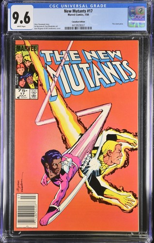 NEW MUTANTS #17 CGC 9.6 NM+ CPV CANADIAN PRICE VARIANT NEWSSTAND STARJAMMERS APP
