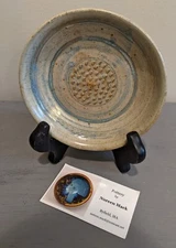 Studio Art Pottery Garlic Grater Dipping Dish - Pottery by Noreen Mack