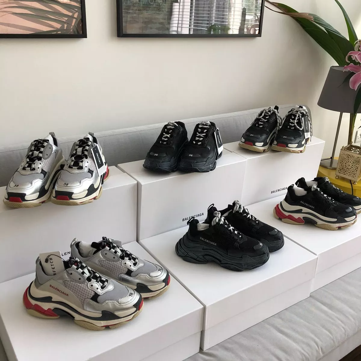 Balenciaga Triple S OG LEGO, Men's Fashion, Footwear, Sneakers on