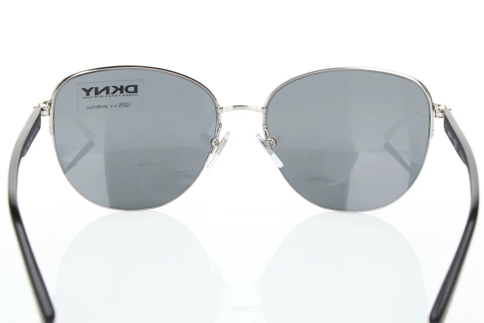 Gafas de sol DKNY 158792 para mujer DY5077 ojo de gato negras plateadas 59 17 135 Foto 3 de 4