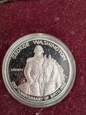 1982-S George Washington Commemorative Silver Half Dollar Proof 90% Silver Case