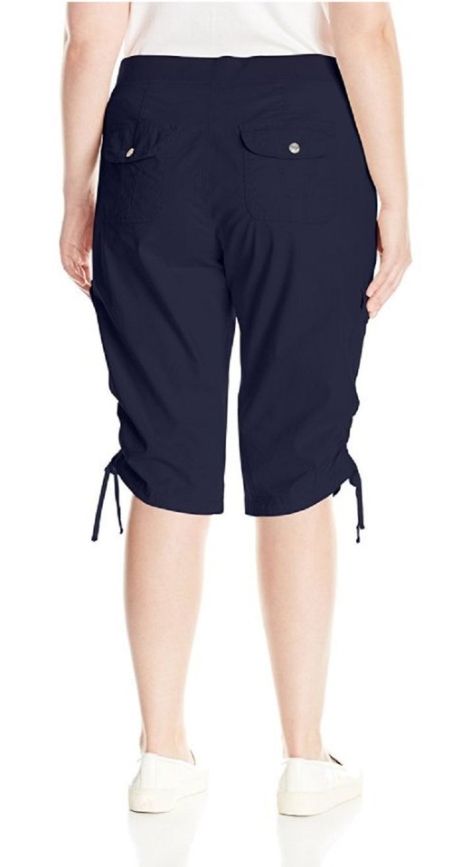 Pantalon Gloria Vanderbilt Midnight Affair – Coupe Courte, Taille 14, Bleu – Neuf Avec étiquettes