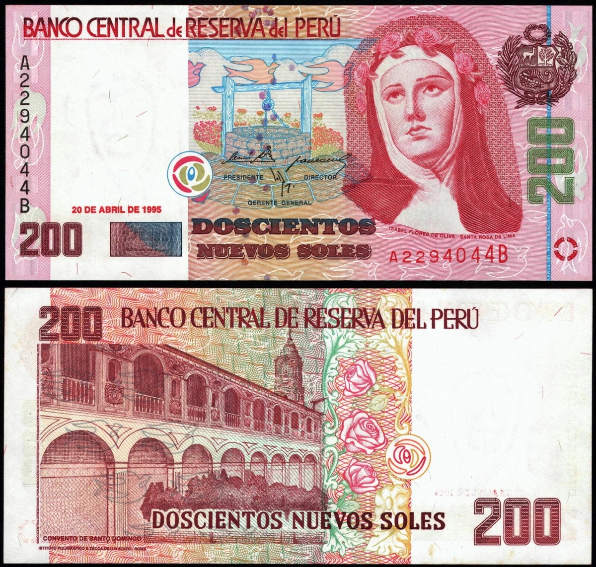 PERU 🇵🇪 P162* 200 NUEVOS SOLES* ND 20/04/1995* UNC* THE BEST PRICE EBAY