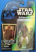 Star Wars POTF Weequay Skiff Guard with Pike & Rifle Foil Sticker Green Card