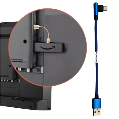 For Amazon Fire TV Stick Firestick Power Cord Cable USB Adapter + Roku HD 4K
