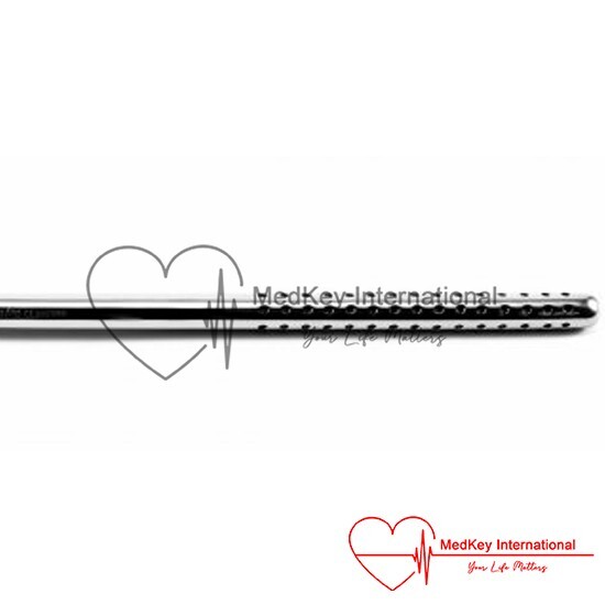 Medical Poole Suction Tube 9.25" Curved 10mm Surgical Instruments set of 4